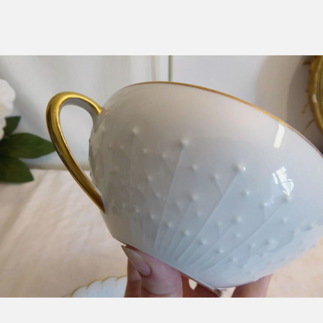 Limoges Georges Boyer porcelain cup (1)