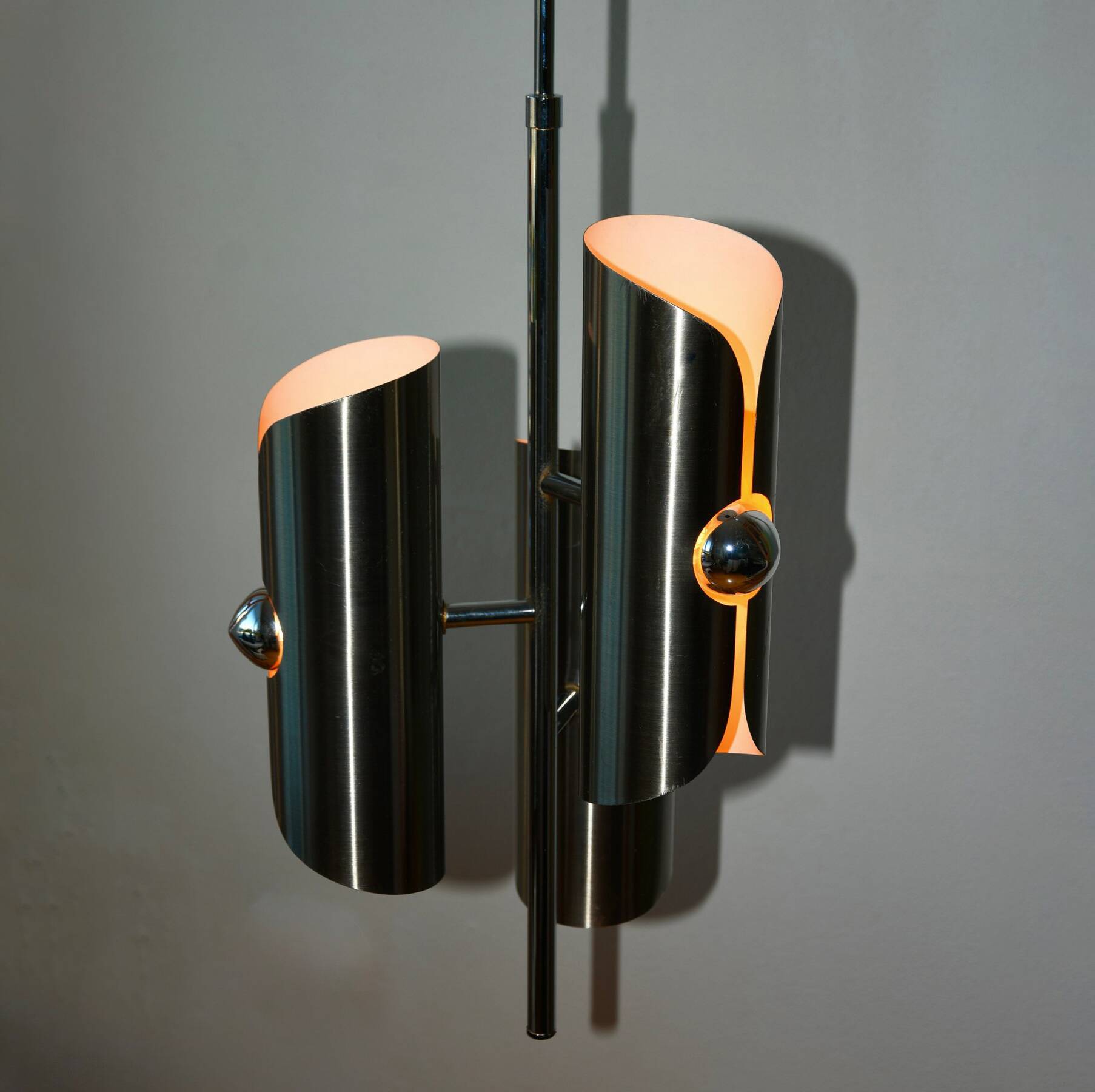 Vintage Pendant Lamp • Polam Bielsko-Biała • Space Age • 1970