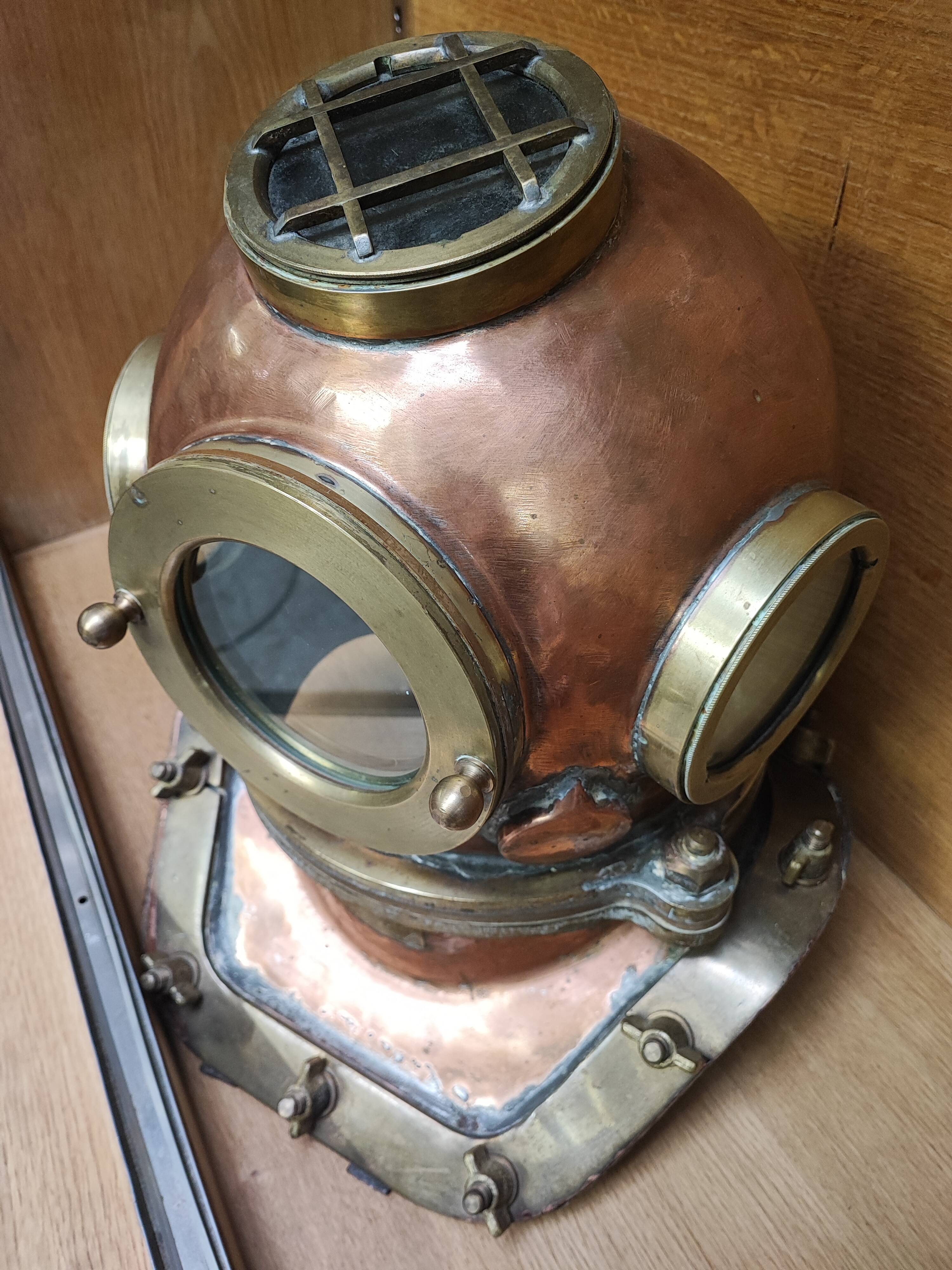 Old Russian diver's helmet