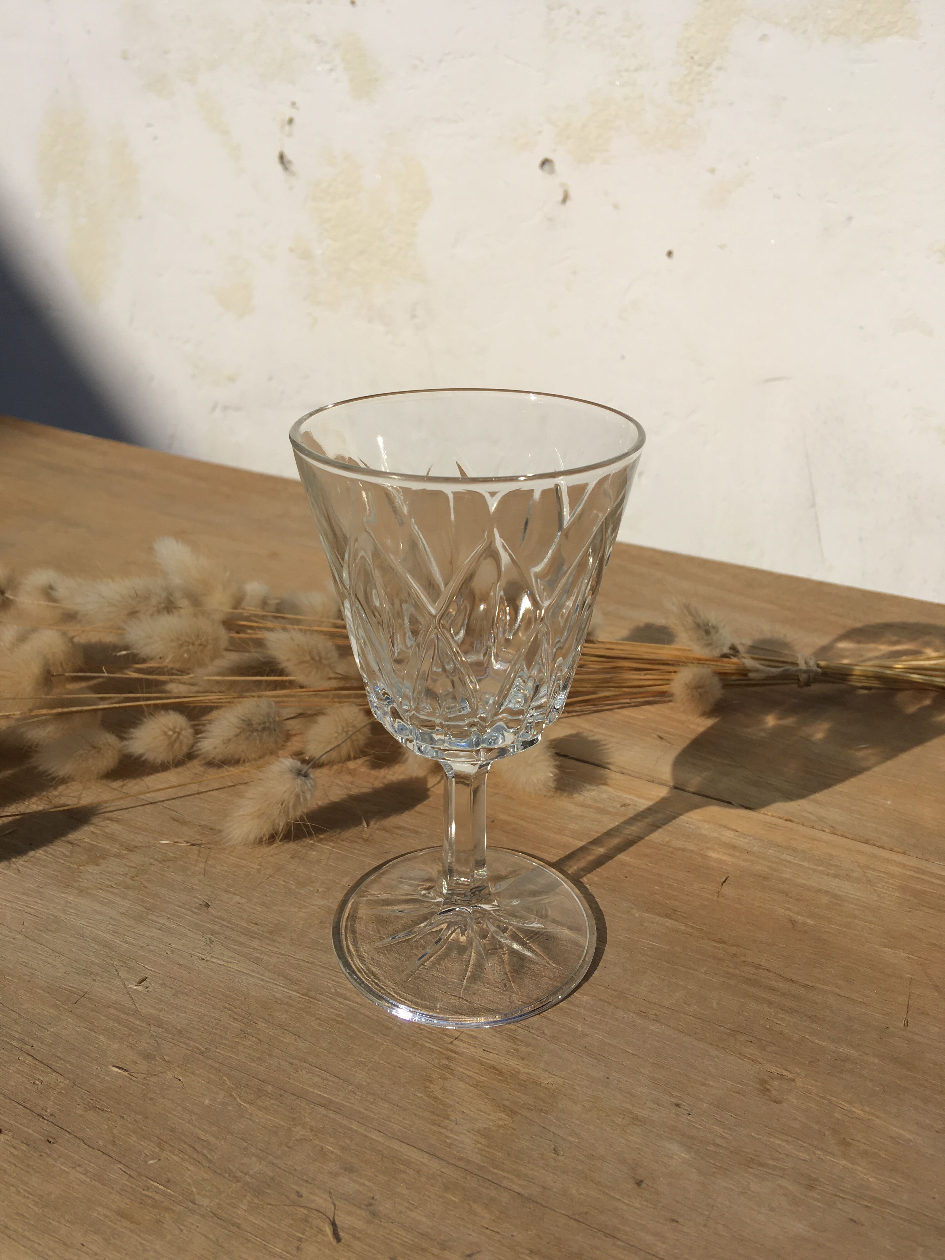 Lot de 6 verres vintage