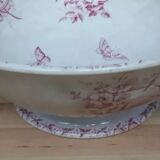 Saladier former earthenware butterflies Badonvilliers