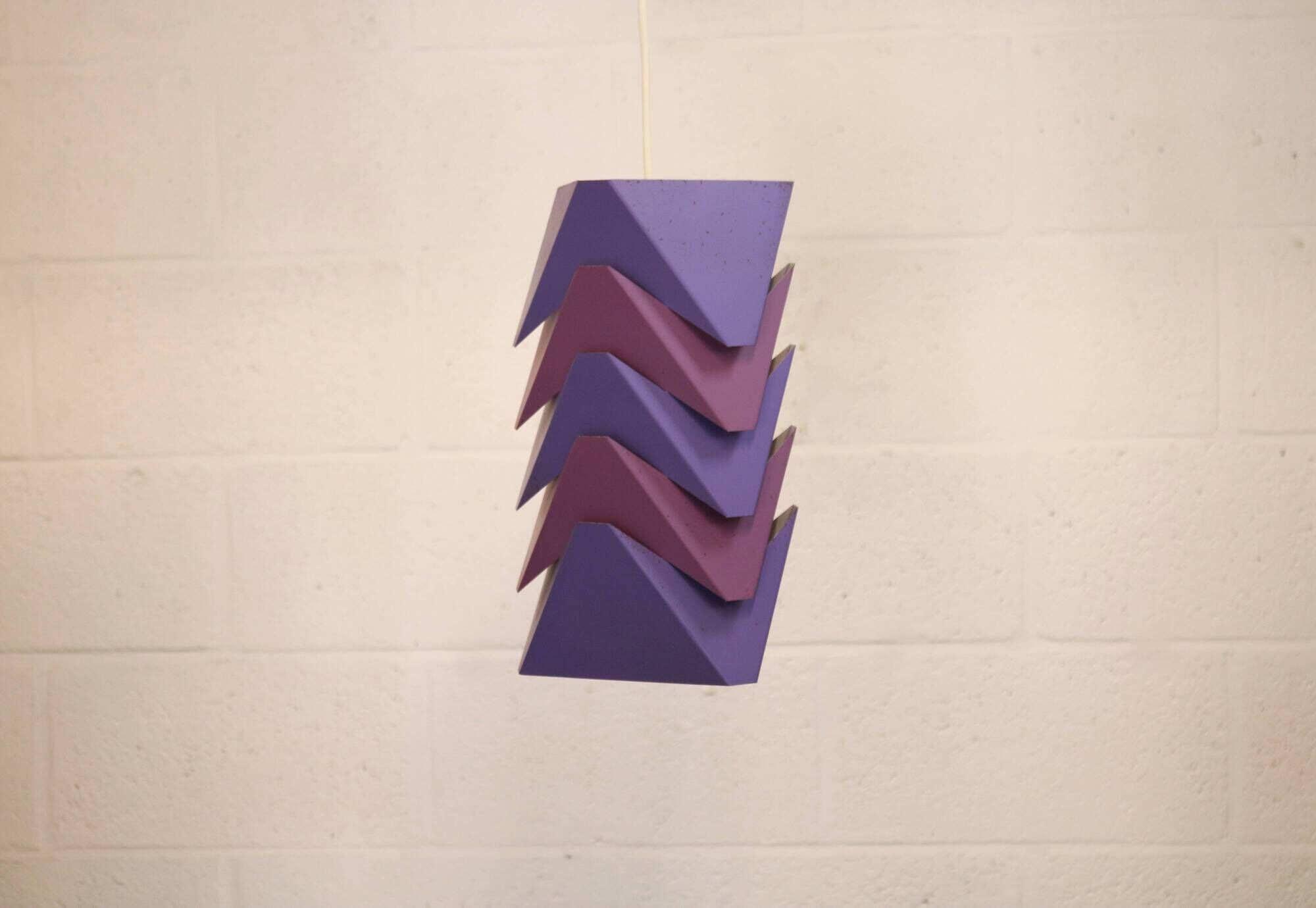 Mid Century Ekko Metal Pendant Lamp by Louis Weisdorf for Lyfa, Denmark, 19