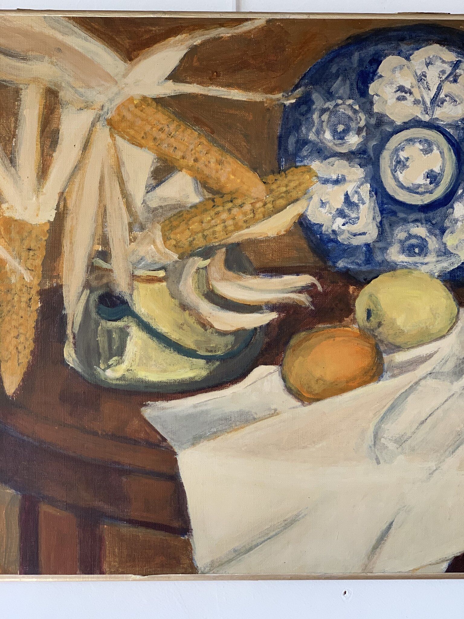 Oil on canvas still life by Bogdan 1968