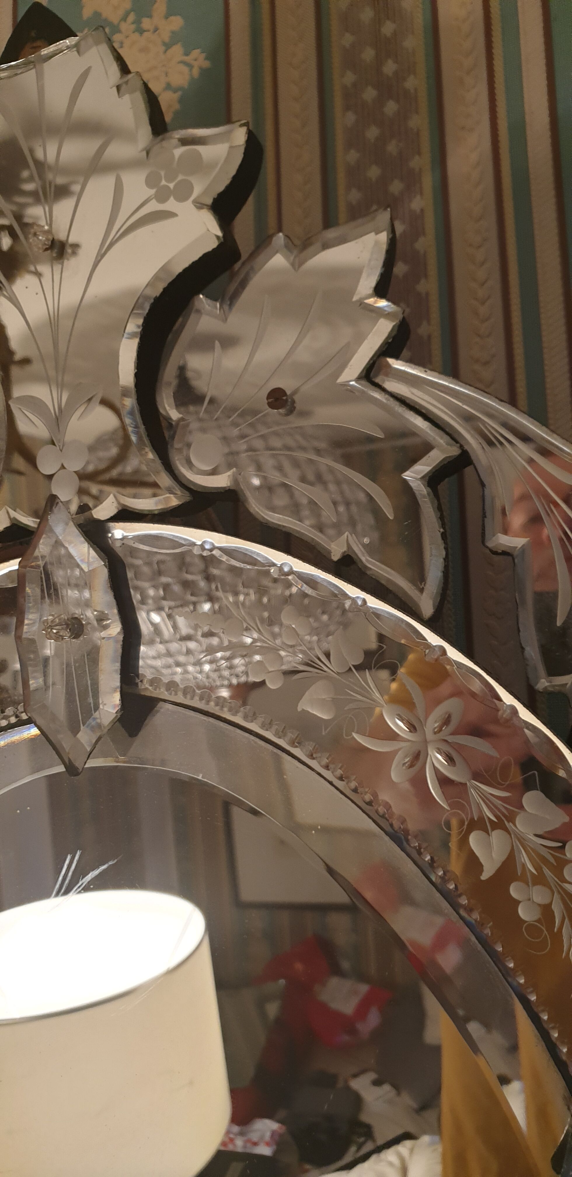 Venetian mirror 93x45cm