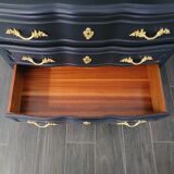 Commode en merisier de style Louis XIV, à 3 tiroirs