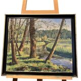 Oil on canvas signed A. de Chanteloup