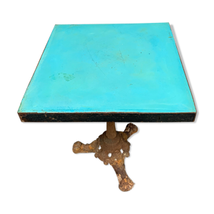 Table de bistrot carrée époque