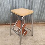 Tabouret escabeau marche-pied vintage