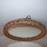 Wicker mirror in its juice