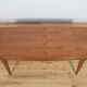 Table basse en teck mid century par Johannes Andersen pour CFC Silkeborg, Danemark, 1960s