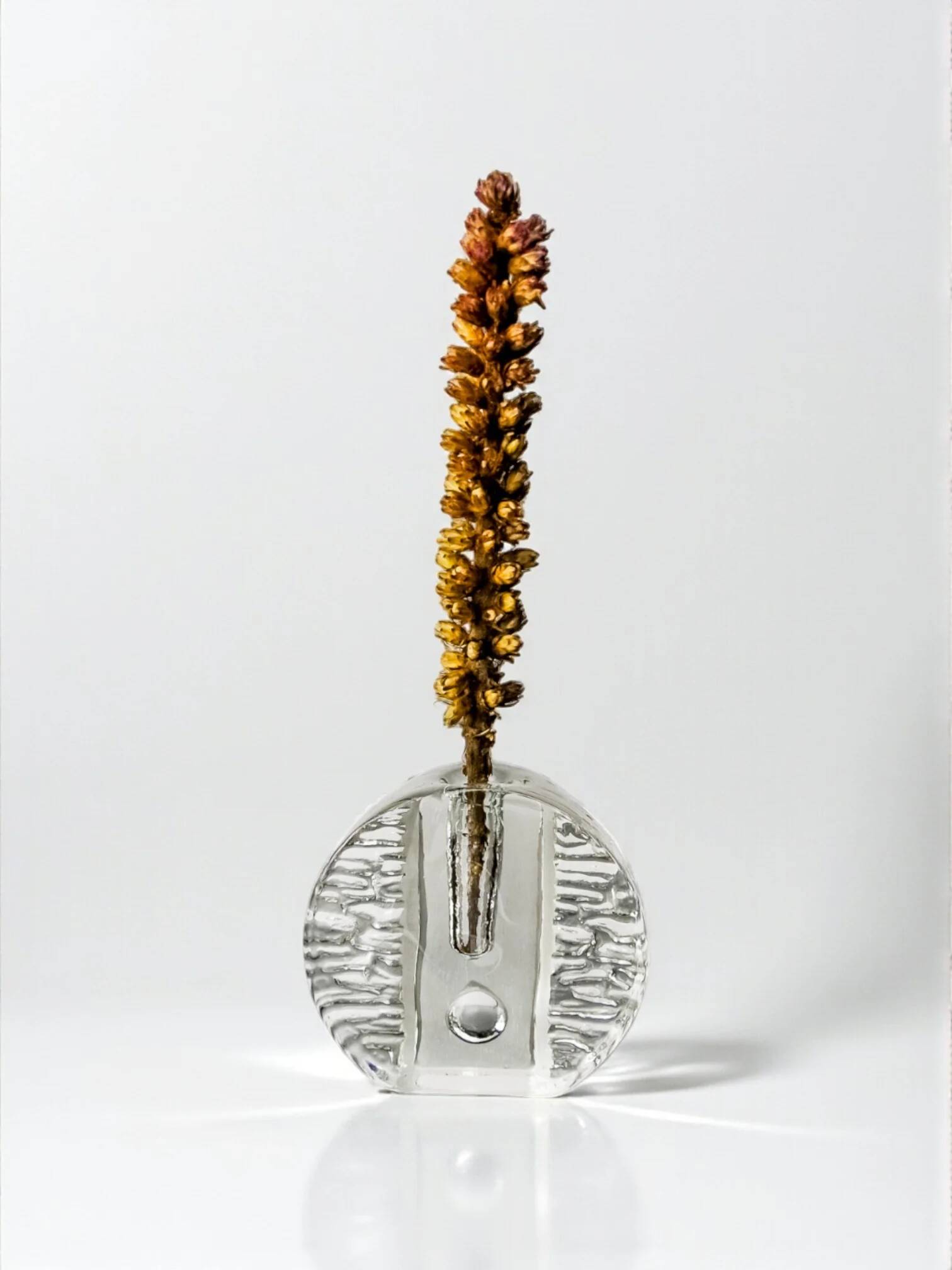 Walther Glass Bullseye Vase by Heiner Düsterhaus, Germany, 1970s