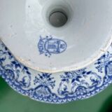 Gien - coupe sur piédouche monogramme