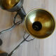 Pair of design wall lamps by Sergio Bernardi Bronze - Italy