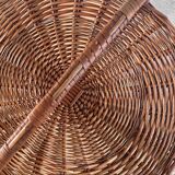 Vintage Rattan Log Basket