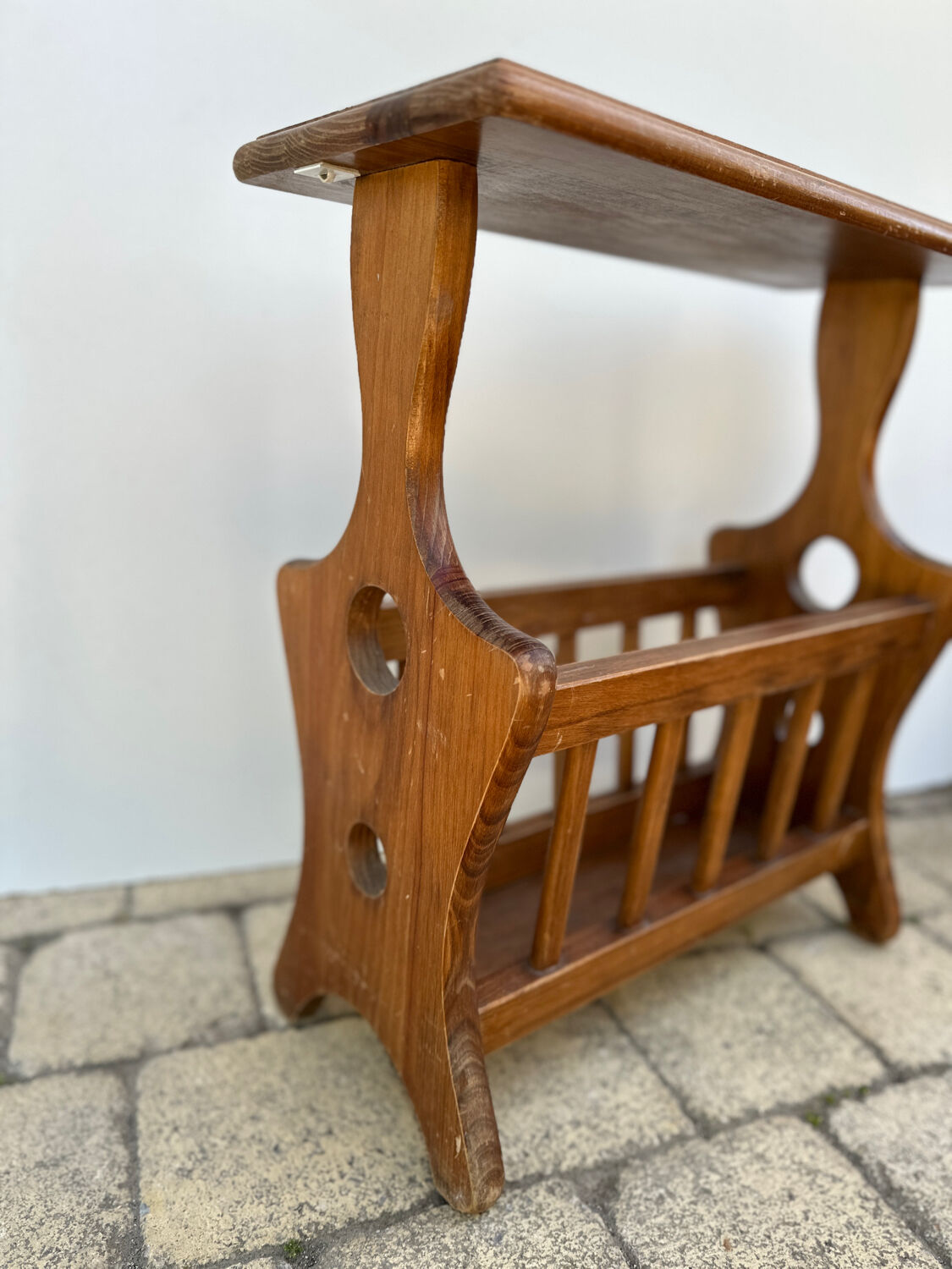 Wooden magazine door