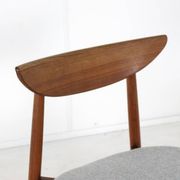 Set of 4+2 Harry Ostergaard for Randers Møbelfabrik chairs - danish design