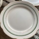 Lot 12 porcelain plates vendome