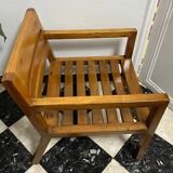 Table and 8 indoor chairs, colonial house, 1990.