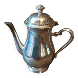 Silver metal teapot