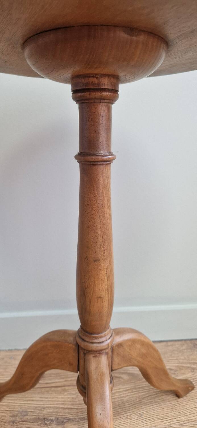 Tripod Gueridon Louis XVI style mahogany