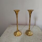 2 candle holders Scandinavian design Sweden Dalmas