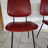 Chaise rouge a l unité