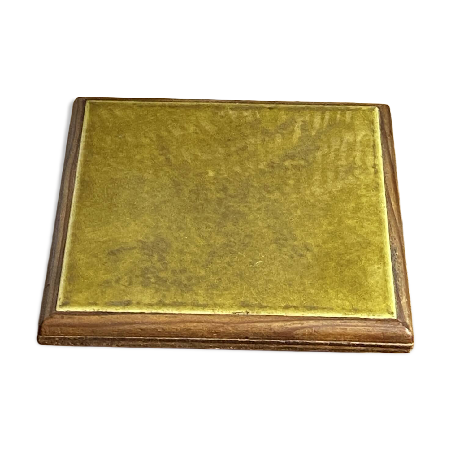 Ceramic and wood trivet