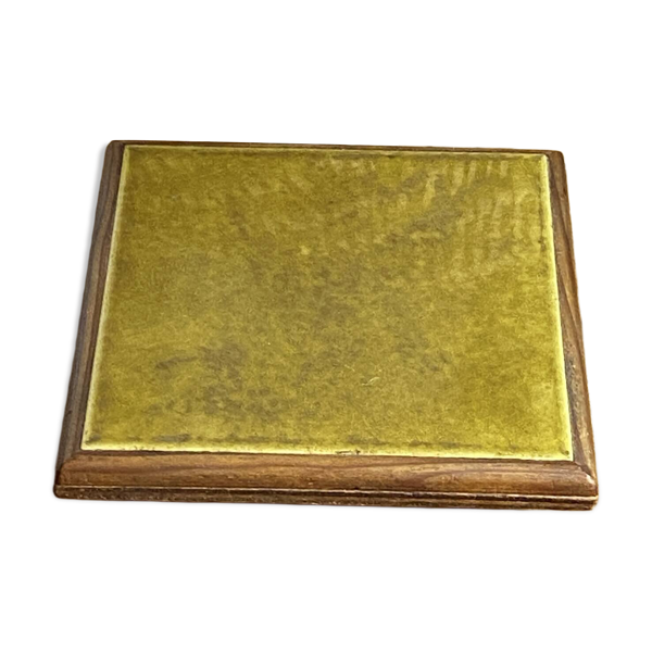 Dessous de plat en céramique et bois