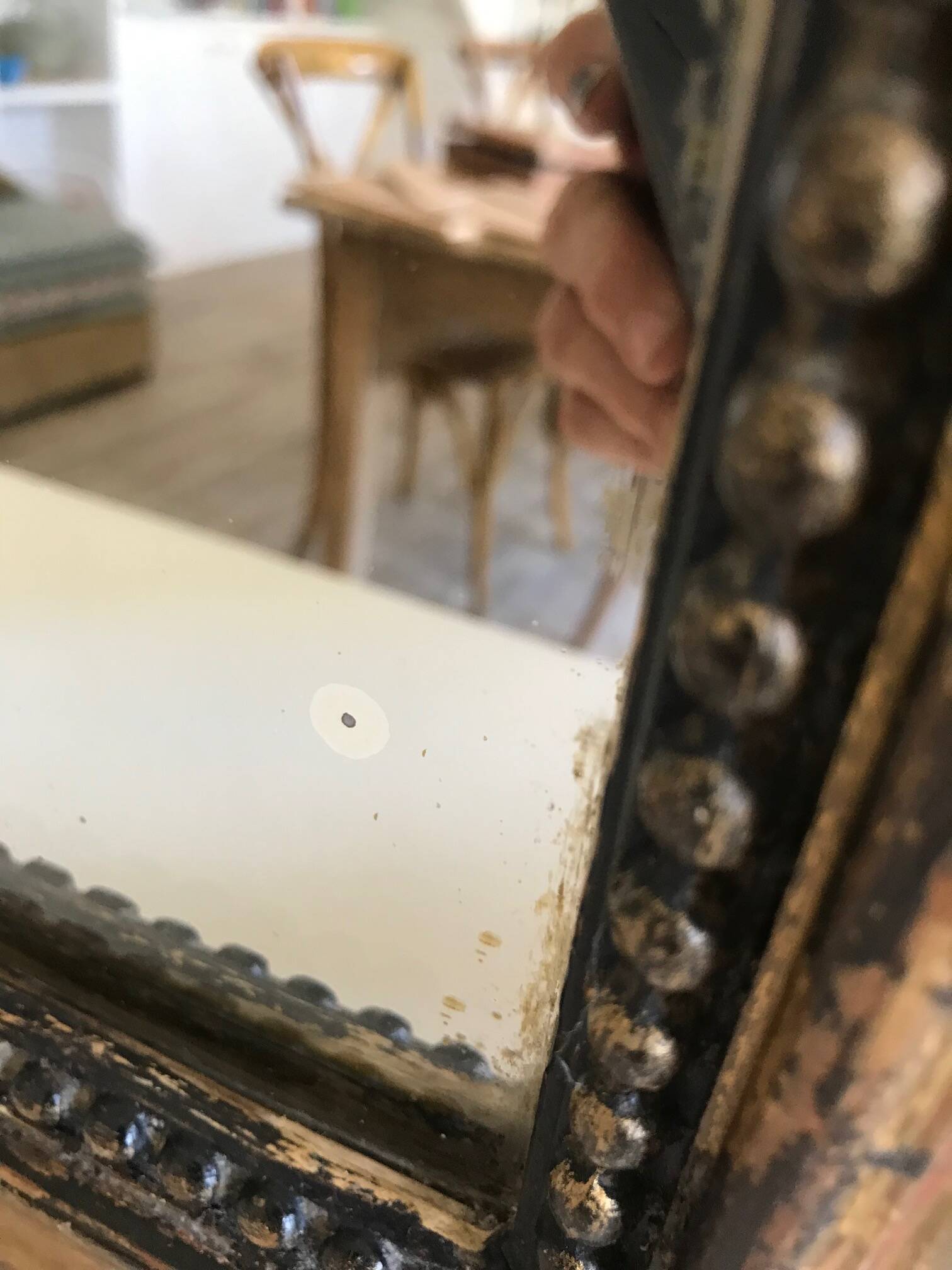 Antique Louis Philippe mirror 120x127