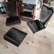 Suite of 6 Chairs and 1 Scoubidou stool André MONPOIX 1960