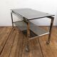 Vintage chrome and glass coffee table, 1970s