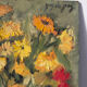 Yellow bouquet, oil on panel signed Guy de Jong.