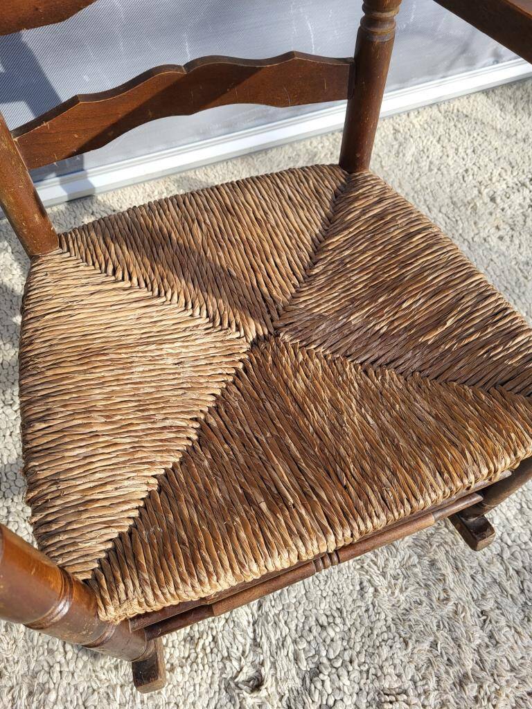 Old rocking nurse chair