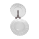 8 flat plates daisy Duralex Lesieur