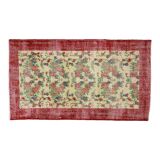Anatolian handmade vintage rug 205 cm x 116 cm