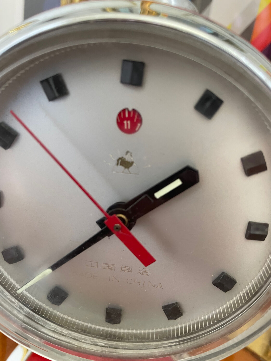 Alarm clock foot tulip 70' Space age