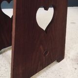 Arts & Crafts Heart Stools, Belgium, 1920s, Set of 2