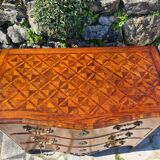 Louis XIV Commode in Marquetry Period 19th Century
