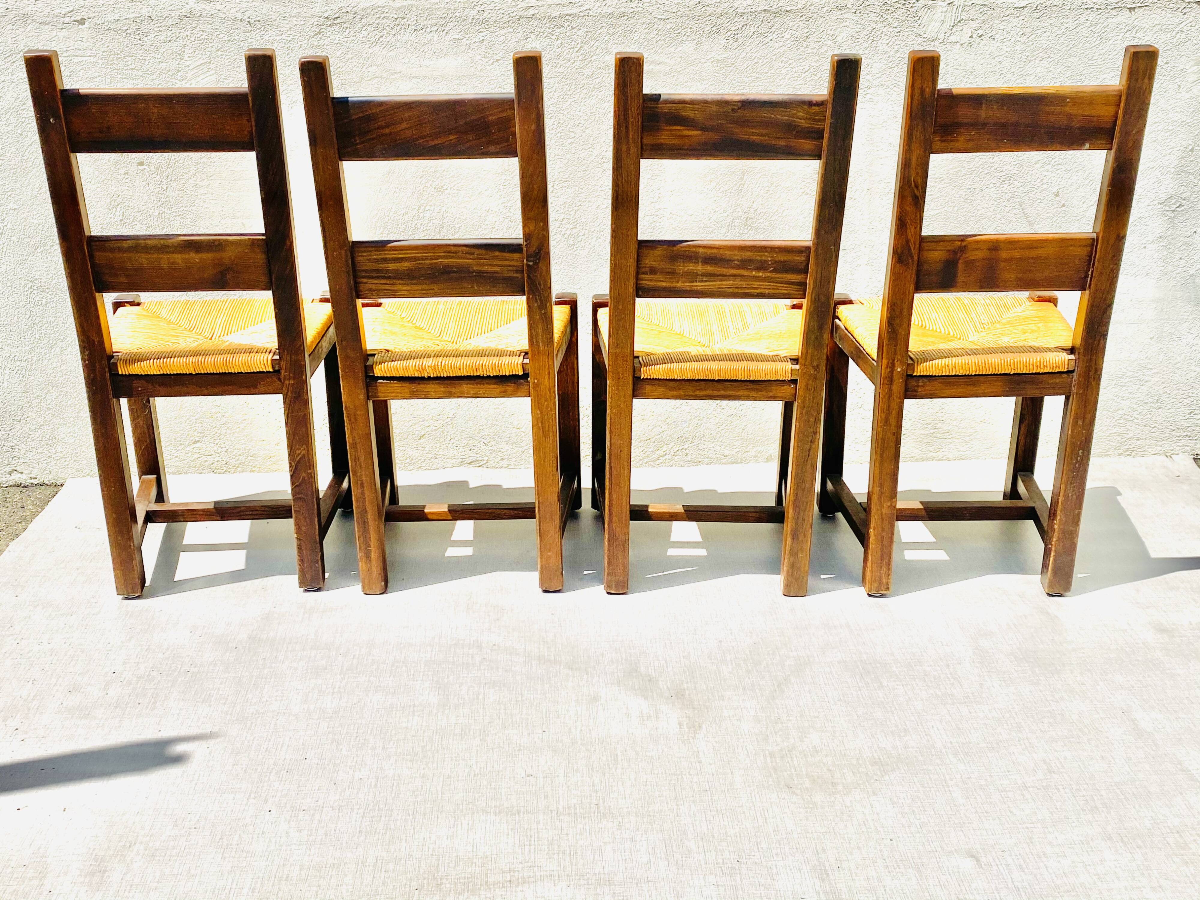 Vintage straw chairs