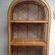 Vintage rattan library, 1970