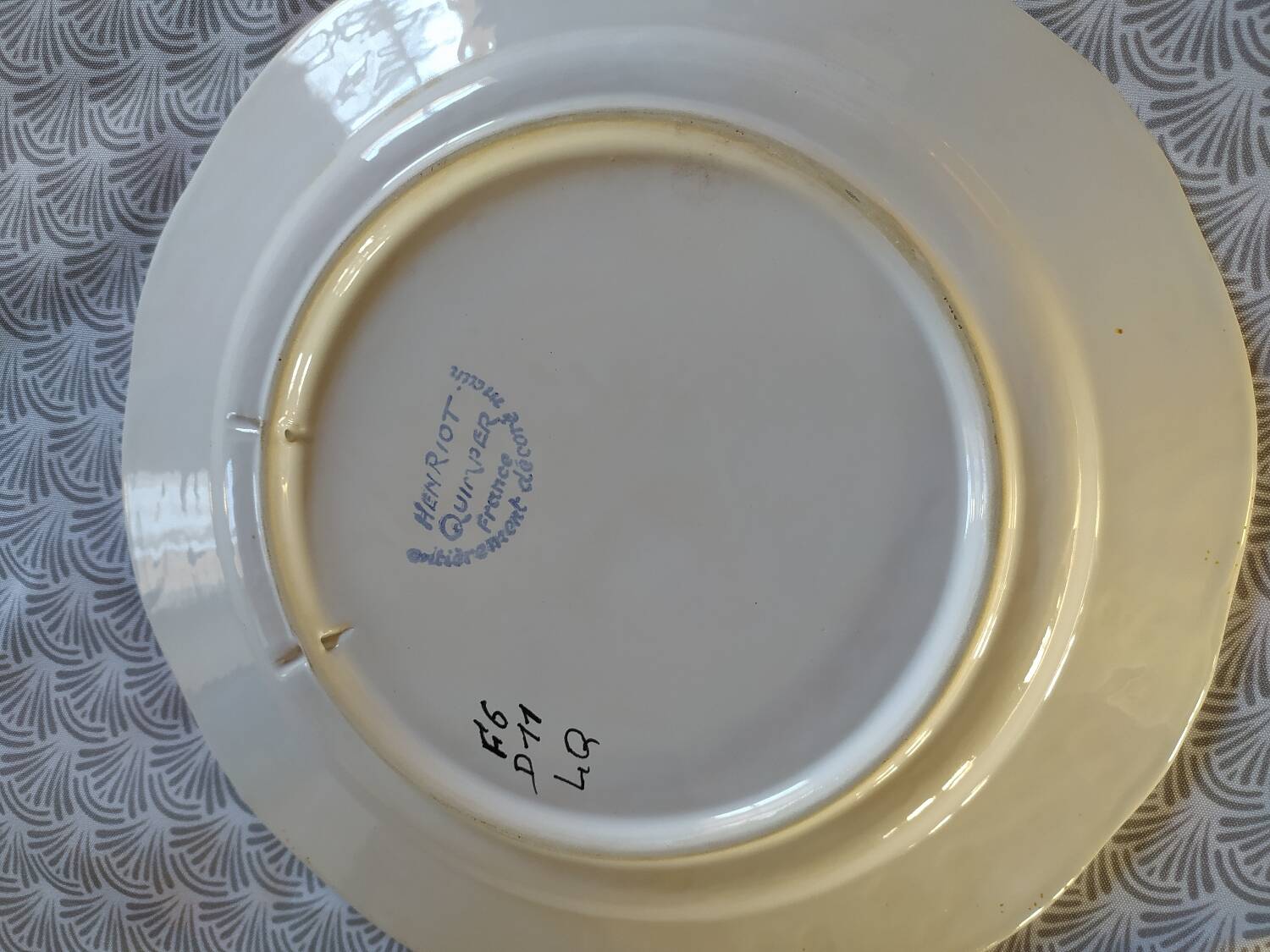 Stamped Breton plate