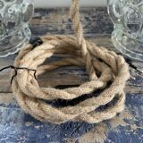 Set of two glass walking lamps