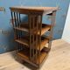 Large antique revolving bookcase