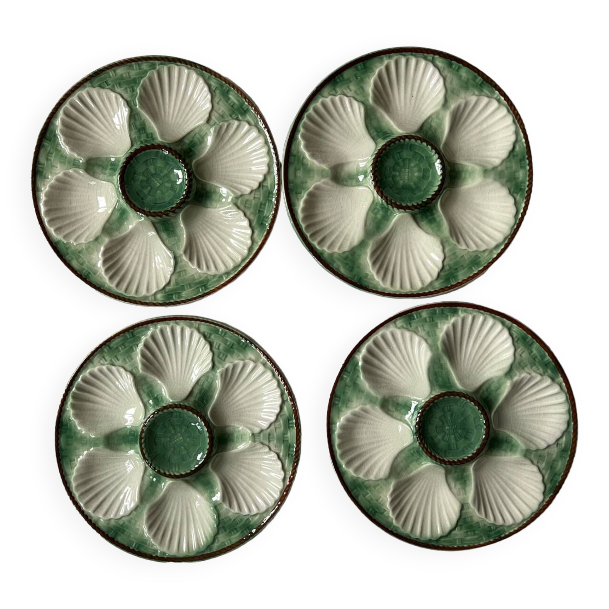 Chantilly oyster plates
