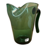 Pichet en verre Empoli vert