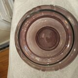 Vase mauve forme boule