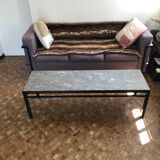 70s marble coffee table