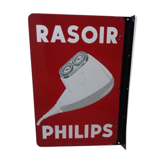 Enamelled plaque "sers philips"