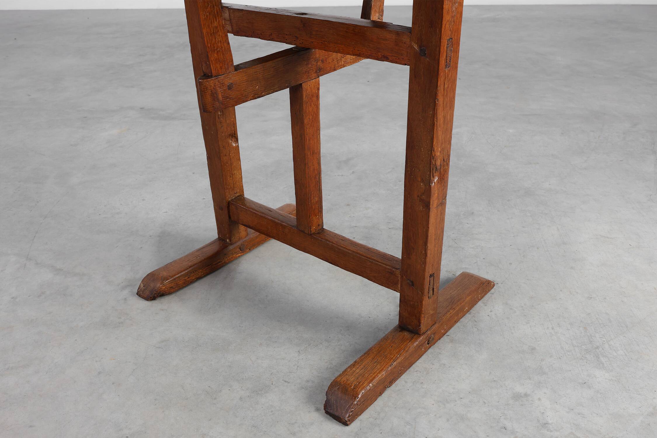 Antique oak Tilt top side table, France ca. 1800