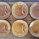 Set of 6 vintage asparagus plates Sarreguemines